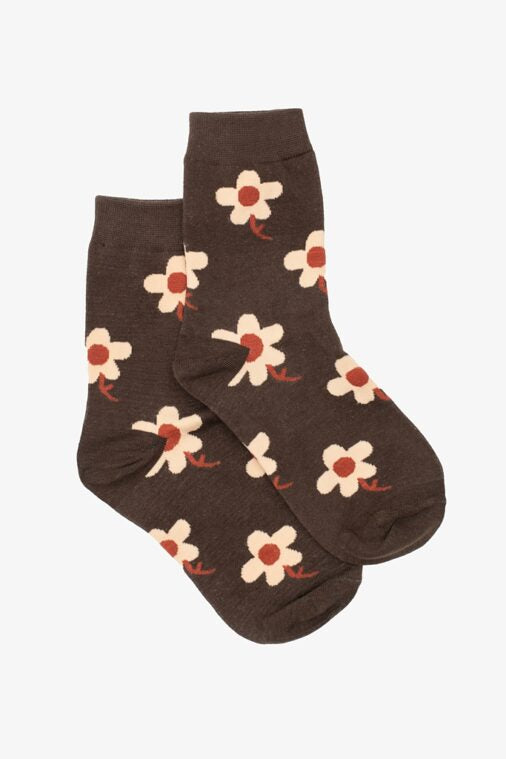 Antler Coneflower sock