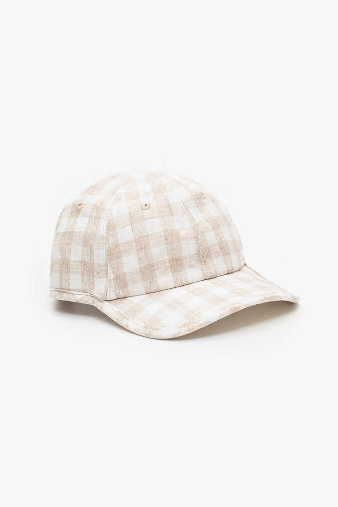 Antler Gingham Cap