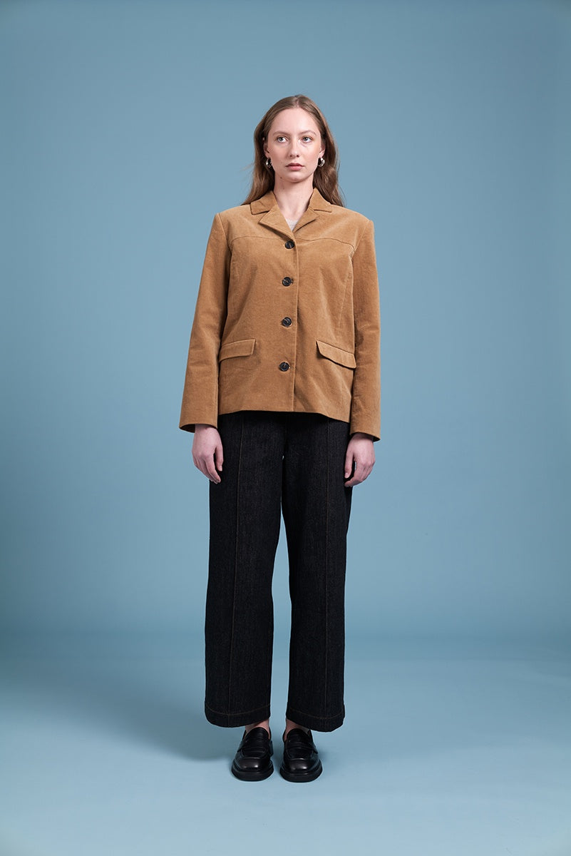 Strike A Cord Jacket - Tan