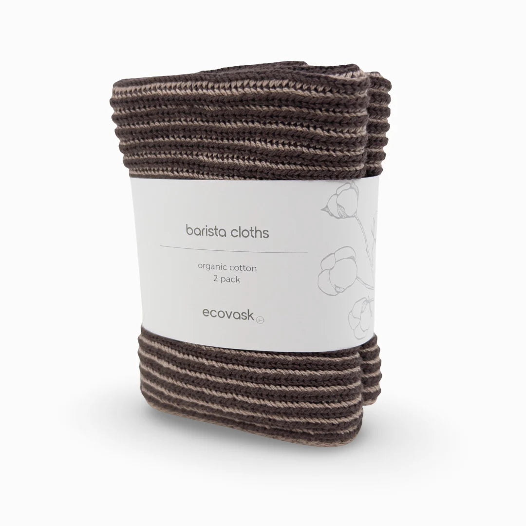 Ecovask Barista Cloth 2 pk Chocolate