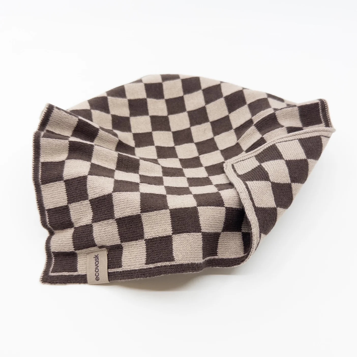 Ecovask Multi Cloth 2pk - Chocolate Chequer