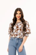 Seeking Lola Magnificent Top - Fudge Floret