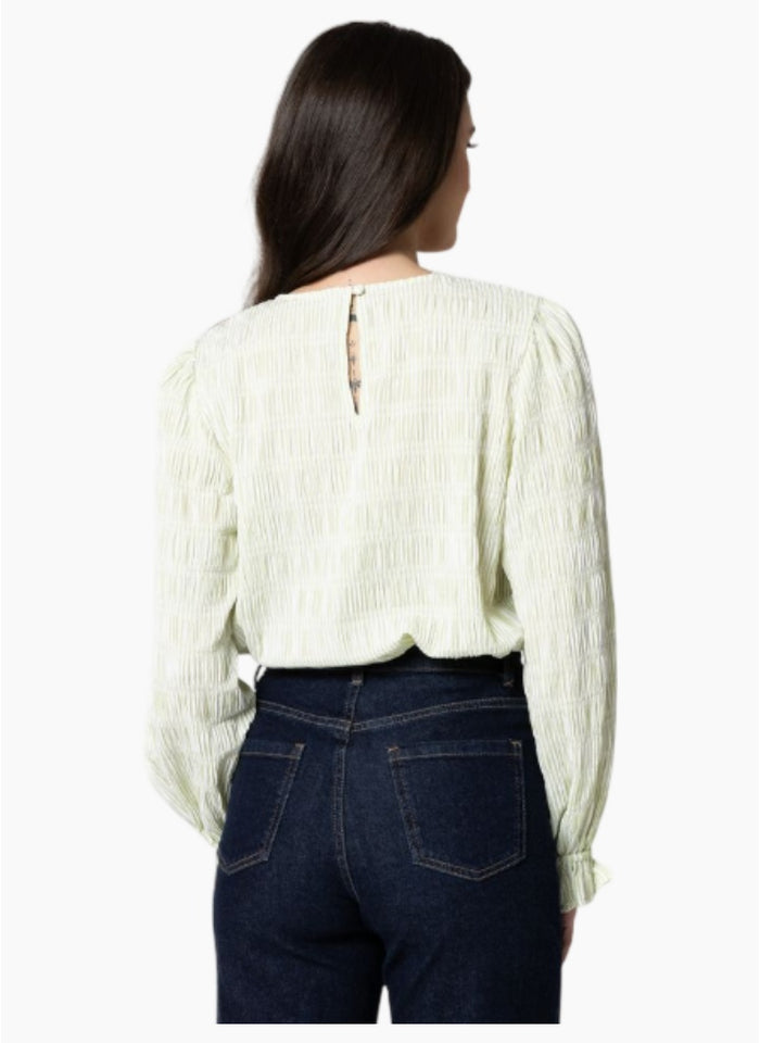 Harper Top - Olive Stripe