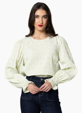 Load image into Gallery viewer, Harper Top - Olive Stripe