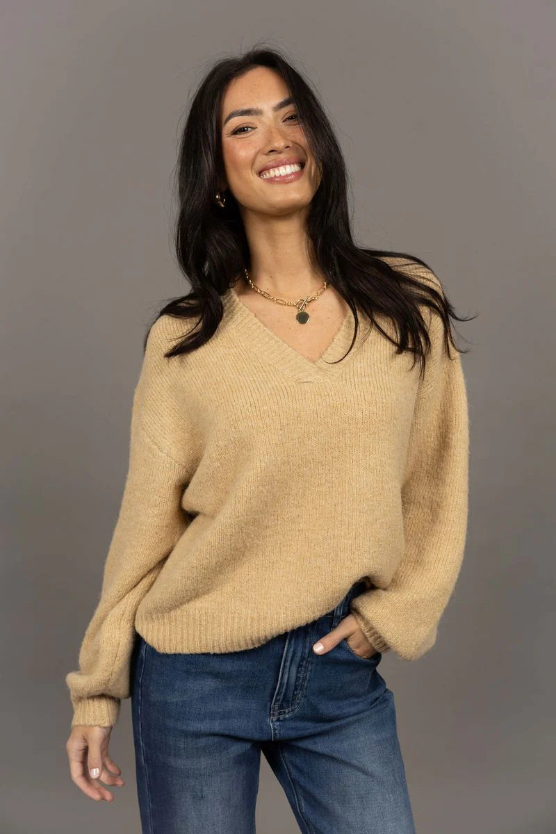 Humidity Nouveau V Neck Jumper