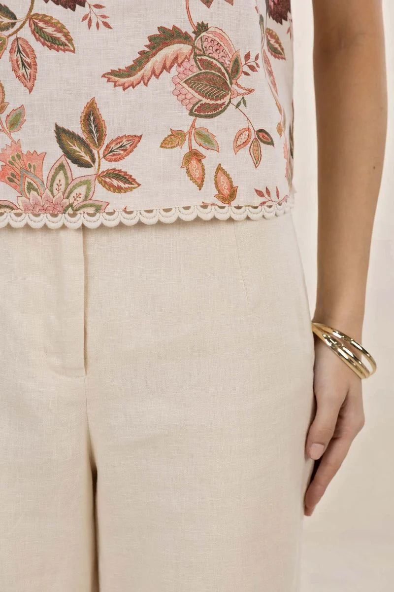 Humidity Bohemian Rose Top