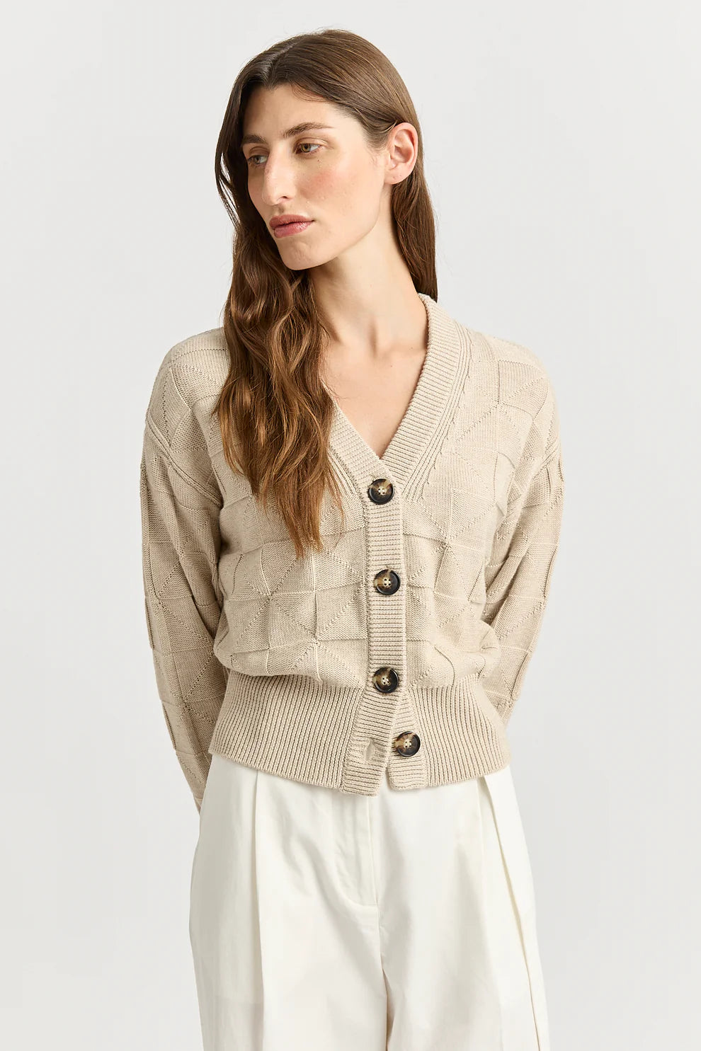 Toorallie Tile Stitch Cardigan