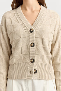 Toorallie Tile Stitch Cardigan