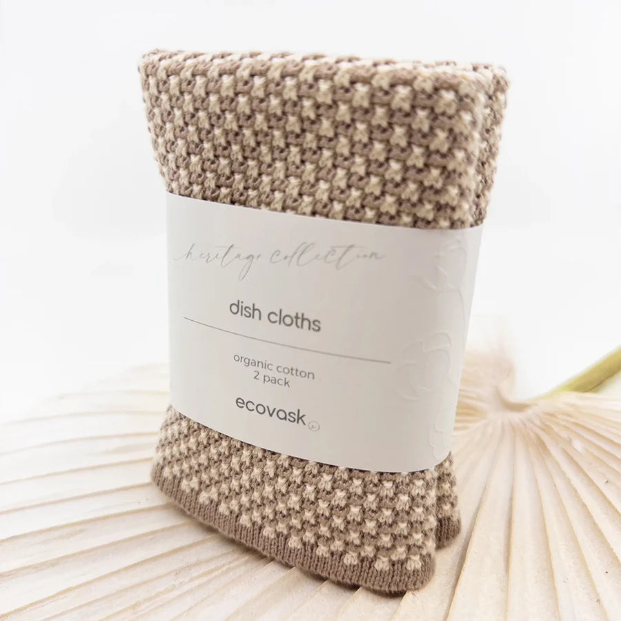 EcoVask Dishcloth Heritage 2pk