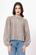 Valentina Blouse - Mint Chocolate
