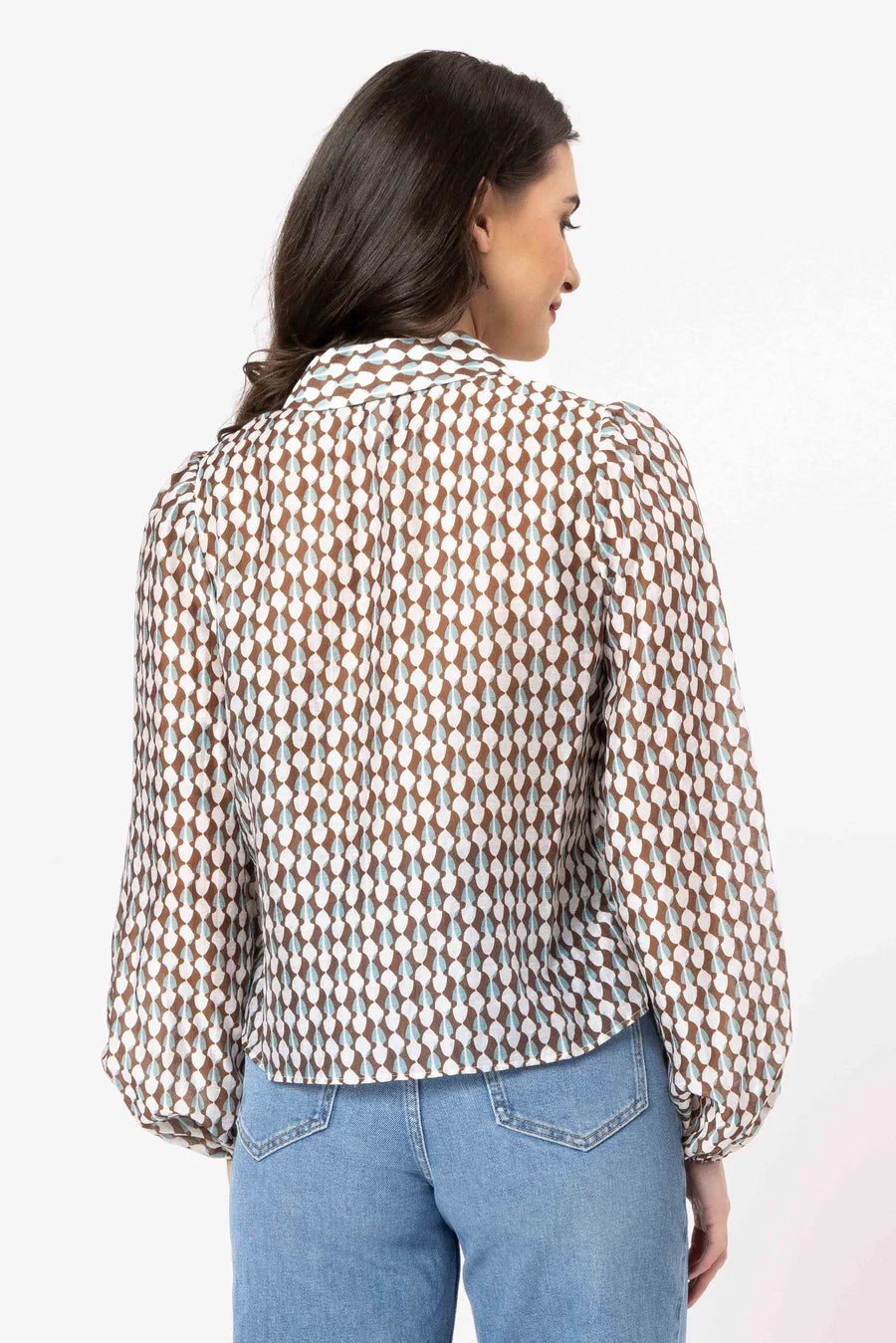 Valentina Blouse - Mint Chocolate