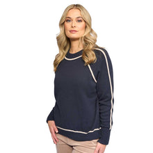 Load image into Gallery viewer, Vassalli Zane Sweater - Twig/ Cream