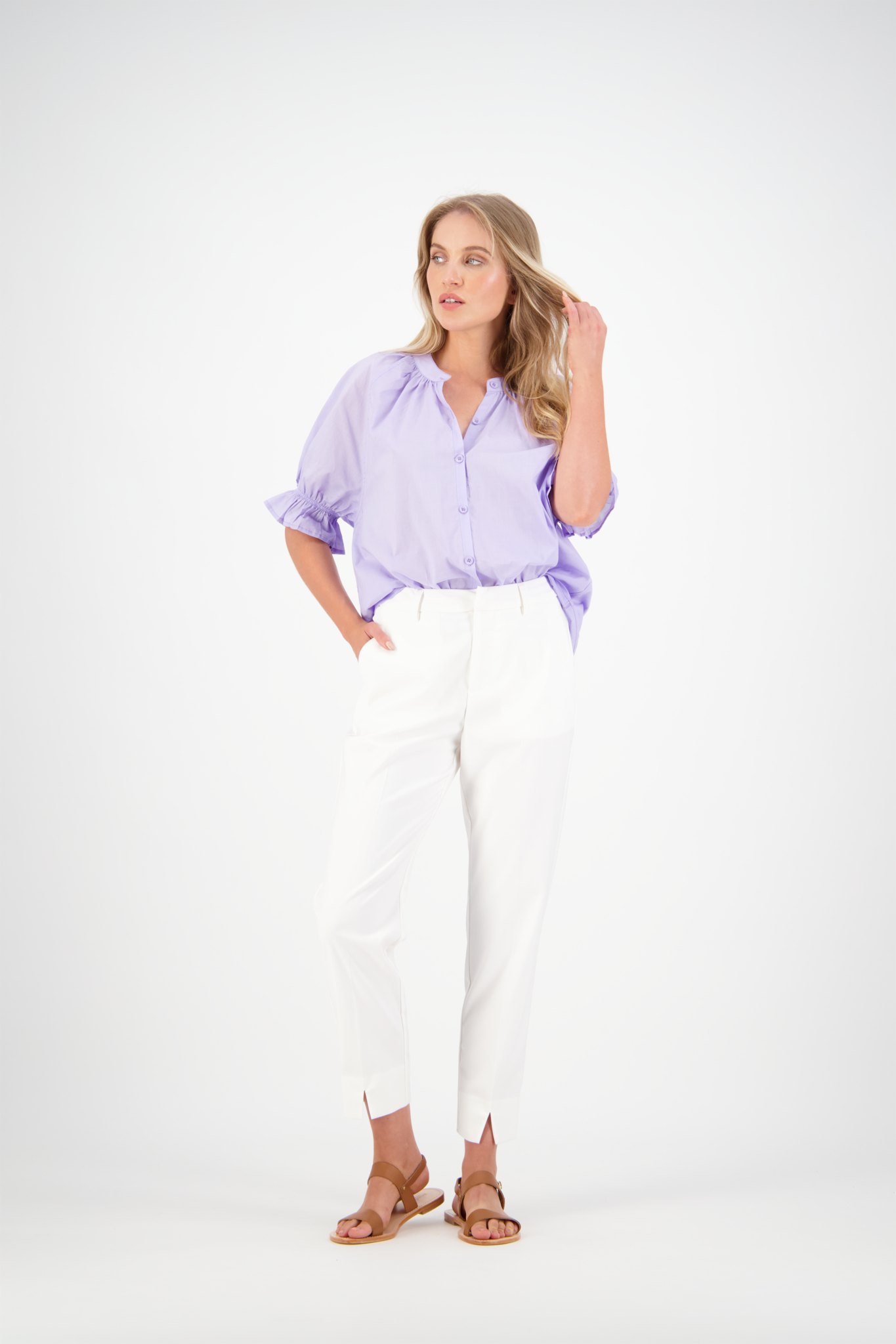 Split Pants - Ivory