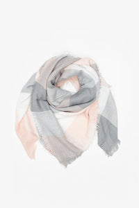 Large Square Scarf - Blush