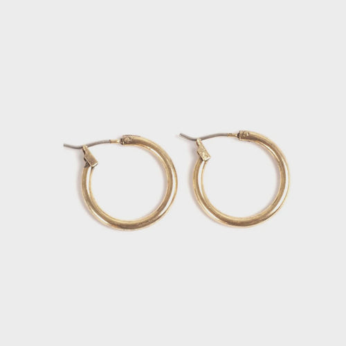Creol Thick Classic Earrings - Silver