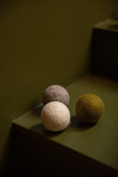 Set of 3 Plain Balls - Harmony Anise